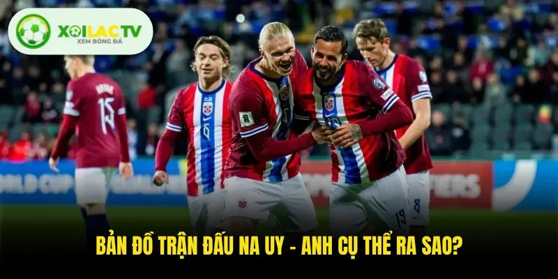 Bản đồ trận đấu Na Uy - Anh cụ thể ra sao?