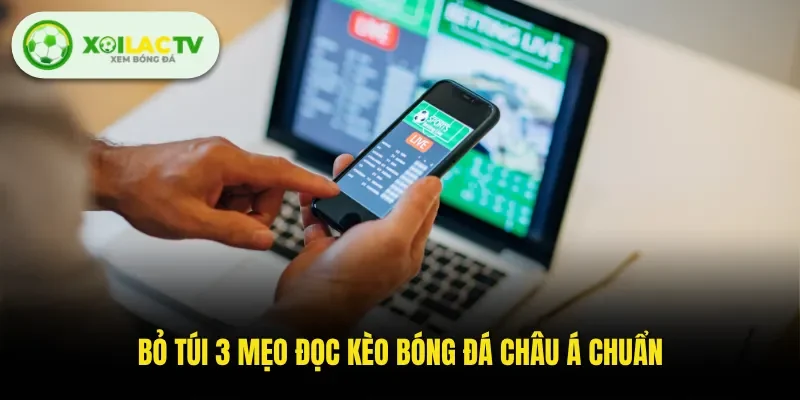 Bỏ túi 3 mẹo đọc kèo bóng đá châu Á chuẩn
