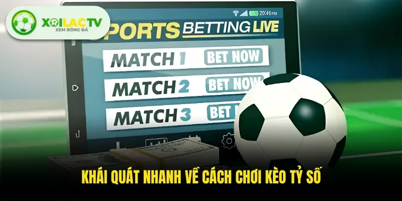 Khái quát nhanh về cách chơi kèo tỷ số